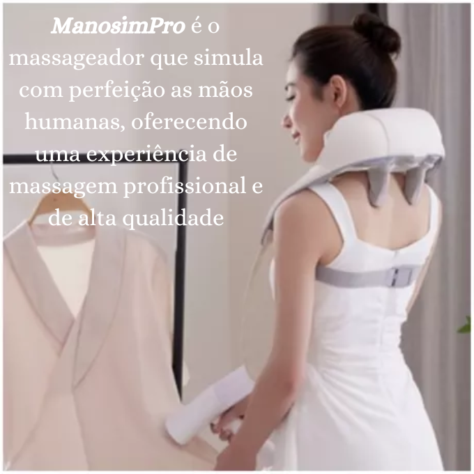 LANÇAMENTO-Massageador ManoSimPro profissional e potente