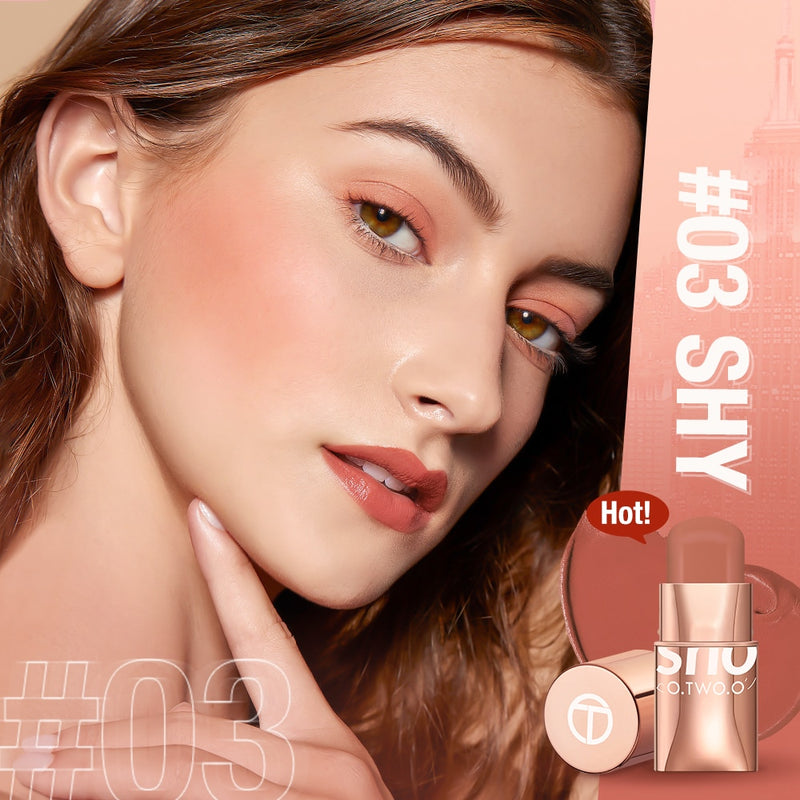 Stick Blush BRIELLE 3em1-batom,brush,sombra, à prova d'água