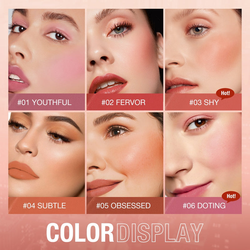 Stick Blush BRIELLE 3em1-batom,brush,sombra, à prova d'água