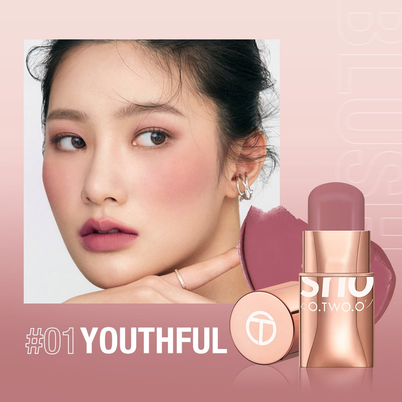 Stick Blush BRIELLE 3em1-batom,brush,sombra, à prova d'água