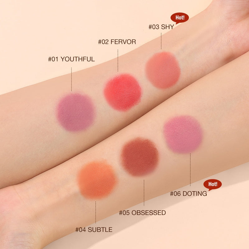 Stick Blush BRIELLE 3em1-batom,brush,sombra, à prova d'água